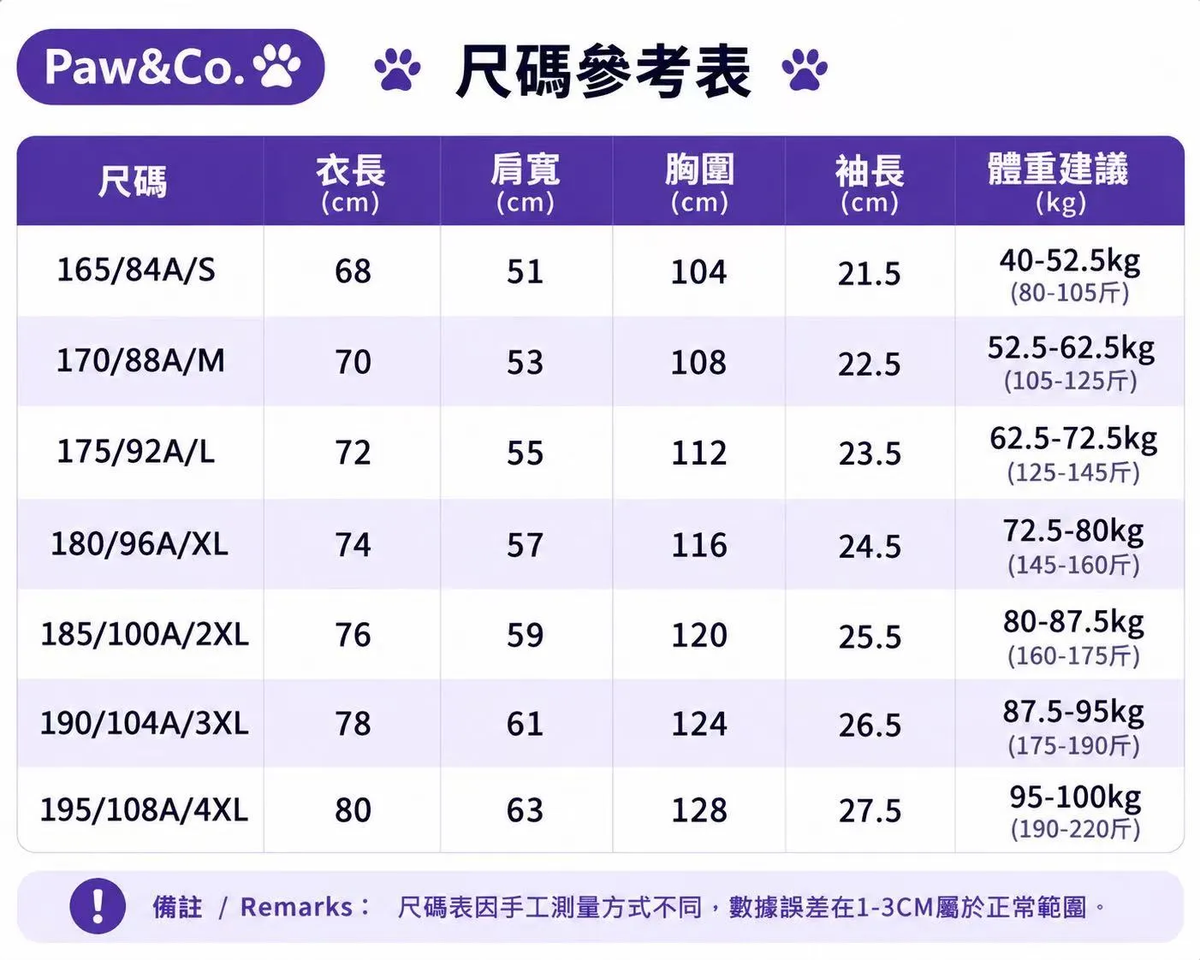 Paw&Co. 寵物客製落肩短T